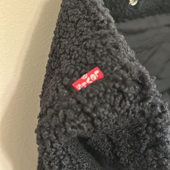 NWT Levi’s Sherpa Tote Bag Black - Picture 5 of 8